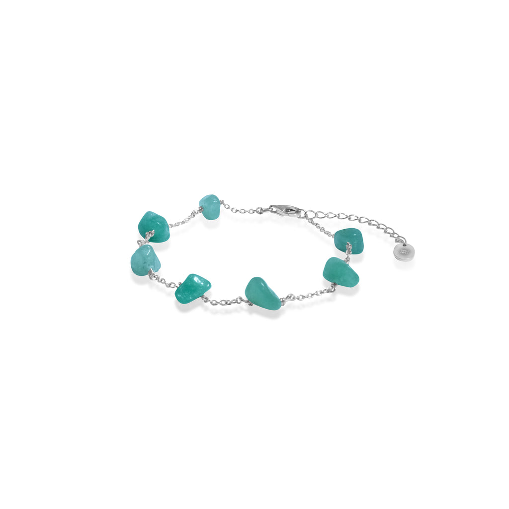 Aura Collection Chain Bracelet Sterling Silver 925 Peridot