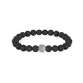 925 Sterling Silver Barong Lava Bead Oxidized Bracelet