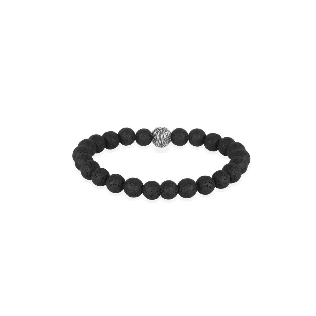 Gelang Perak 925 Koleksi Lava Bead Sidakarya Sterling Silver Oksidasi