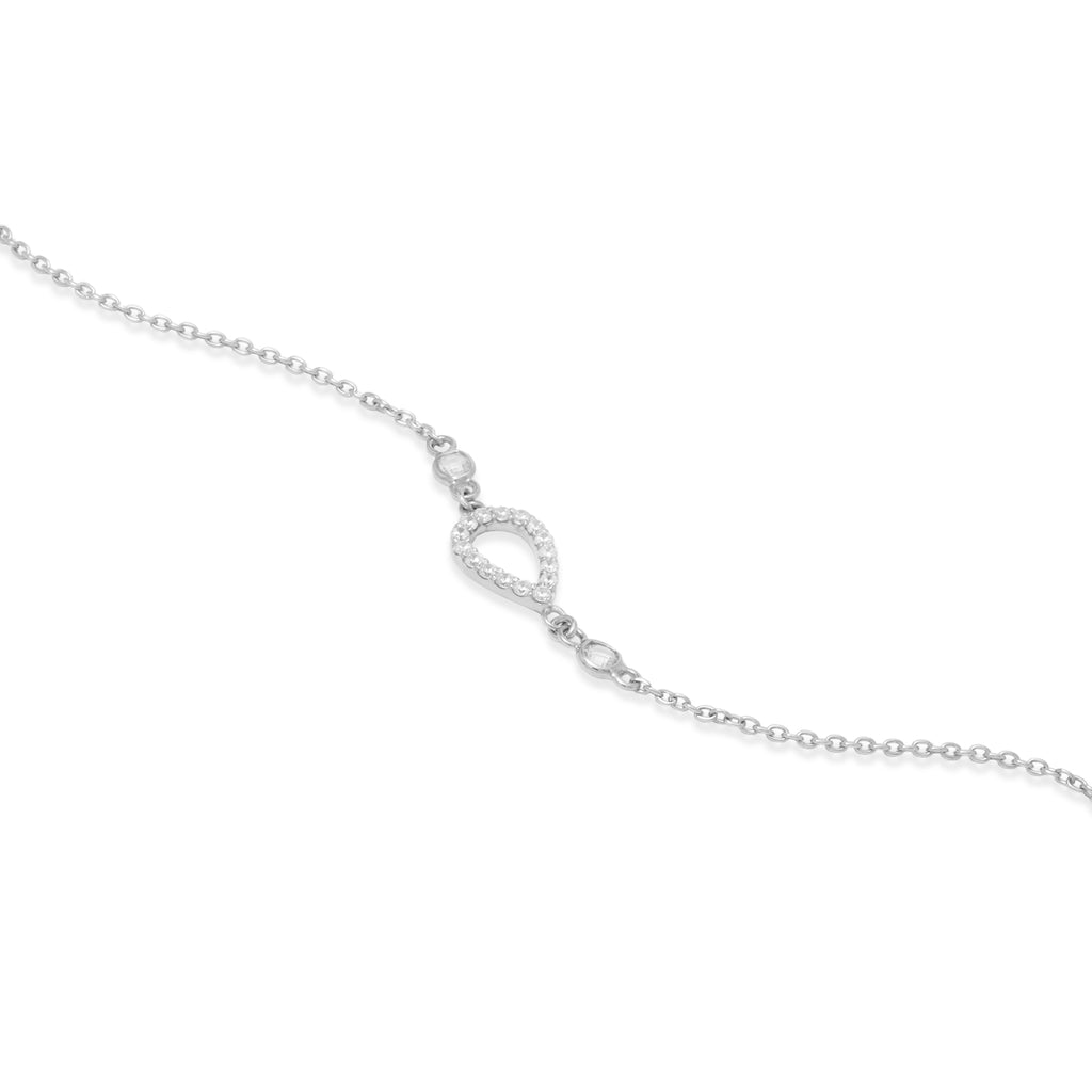 925 Sterling Silver Pears Collection Bracelet