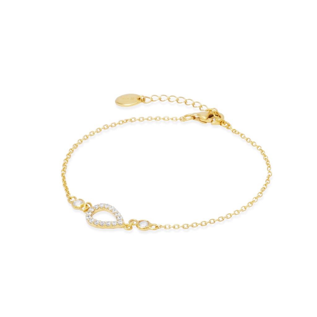 Gelang Gold Plated Koleksi Pears Sterling Silver 925