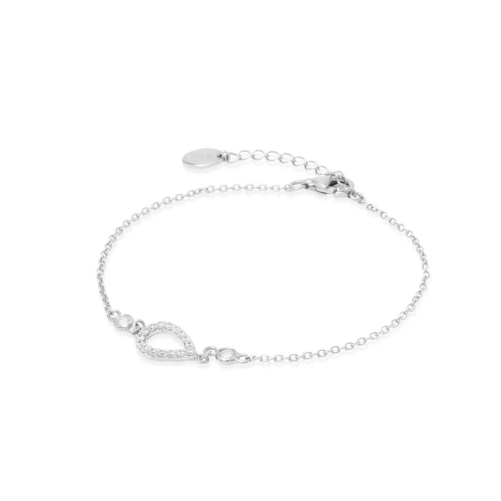 925 Sterling Silver Pears Collection Bracelet