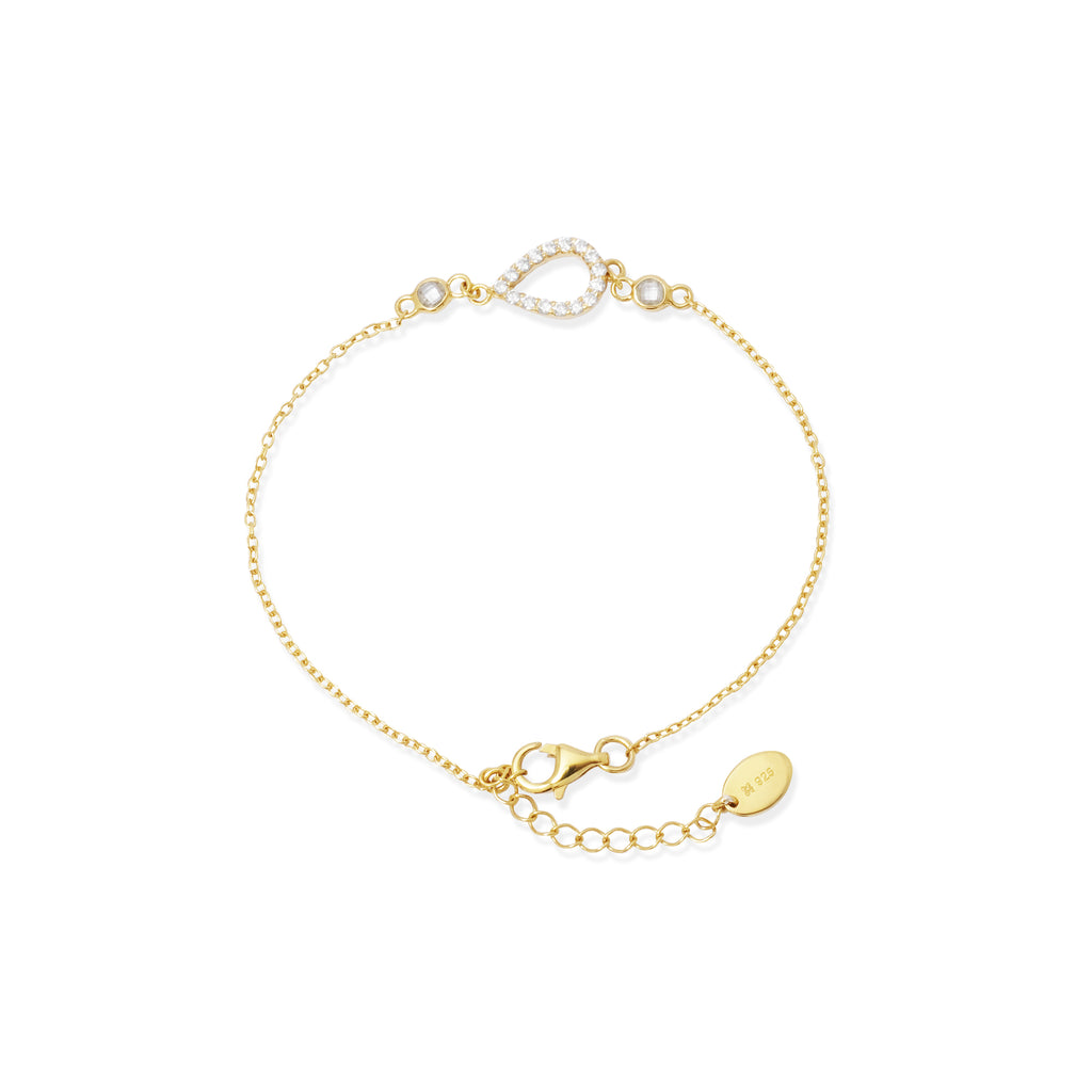 Gelang Gold Plated Koleksi Pears Sterling Silver 925