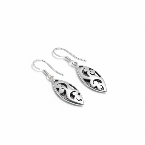 Anting Dangling Perak 925 Koleksi Gergajian