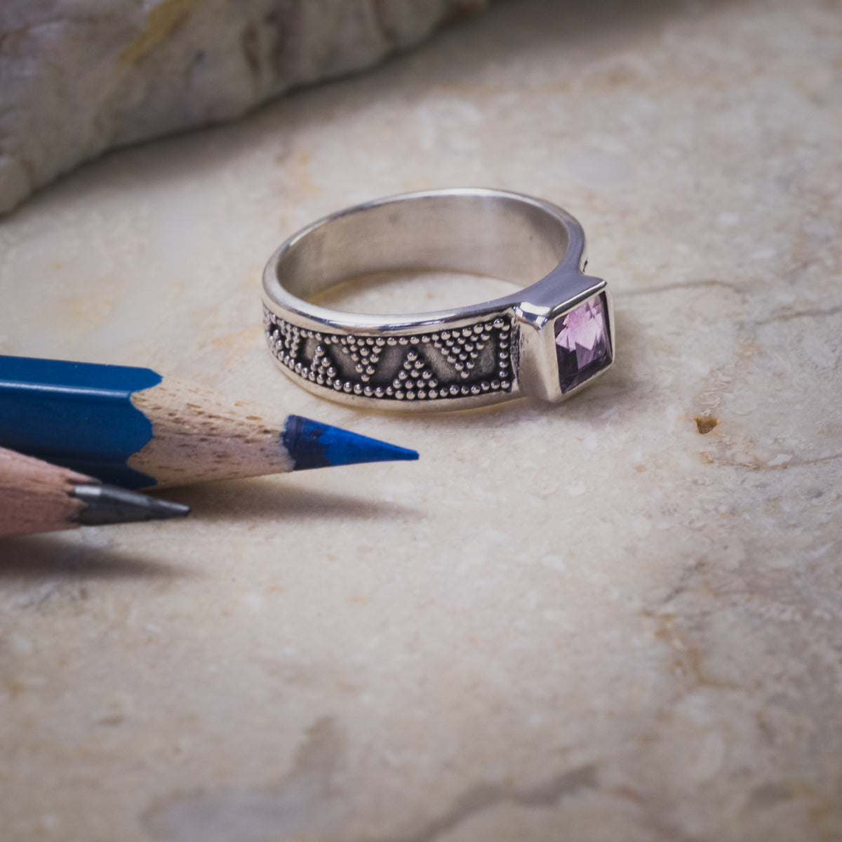 Cincin Band Perak 925 Koleksi Jawan Gunung