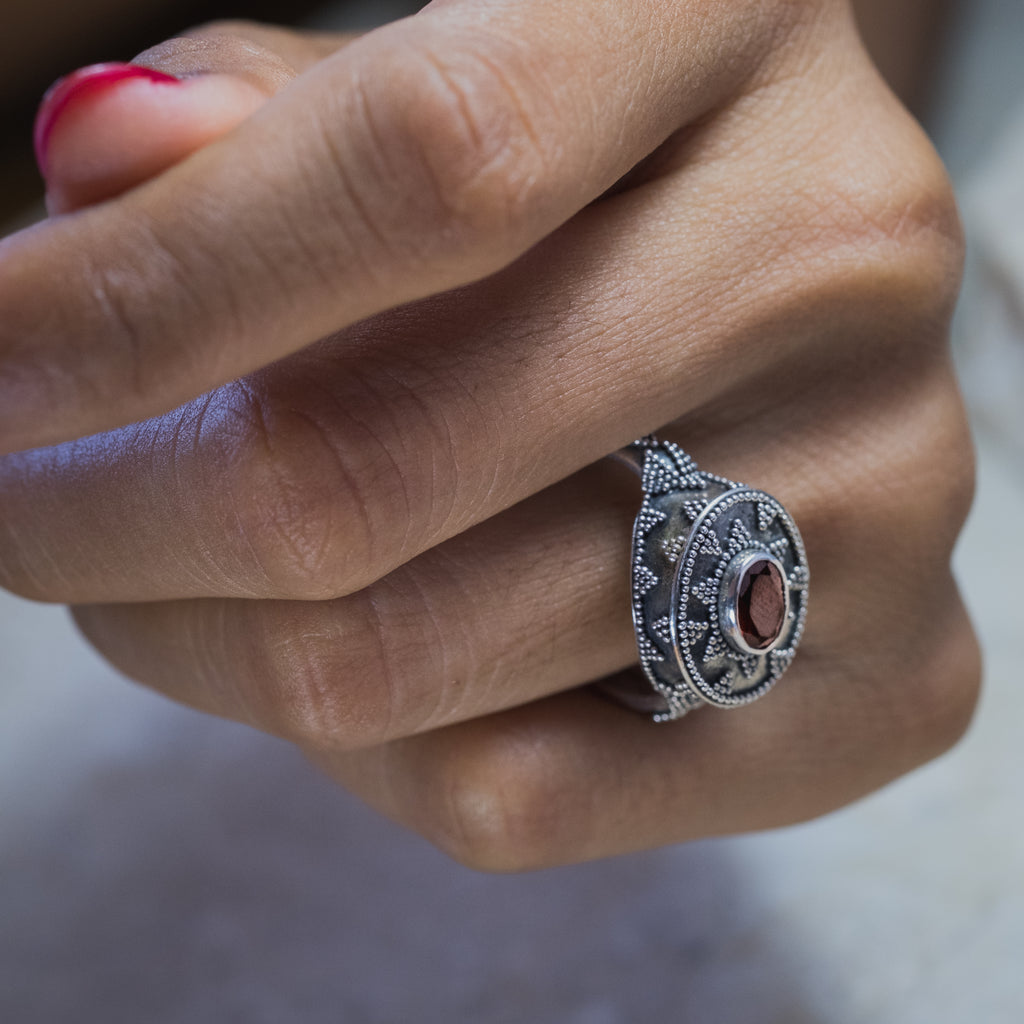 Cincin Cocktail Perak 925 Koleksi Jawan Gunung