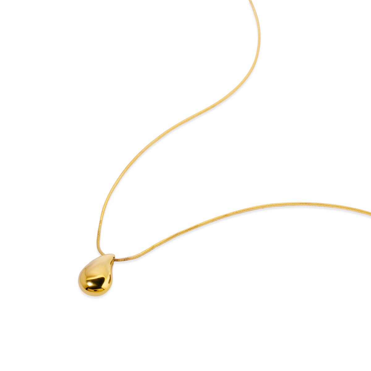 Kalung Koleksi Elara Drop Sterling Silver 925 Gold Plated