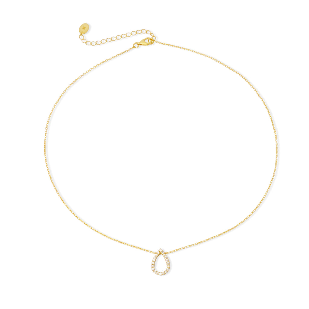Kalung Koleksi Pears Sterling Silver 925 Gold Plated