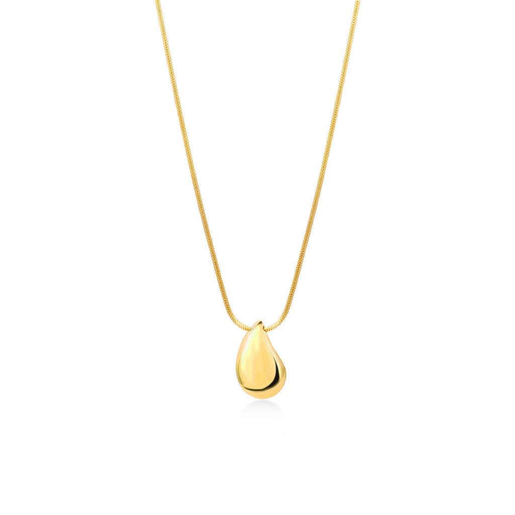 Elara Drop Collection Sterling Silver 925 Gold Plated Necklace