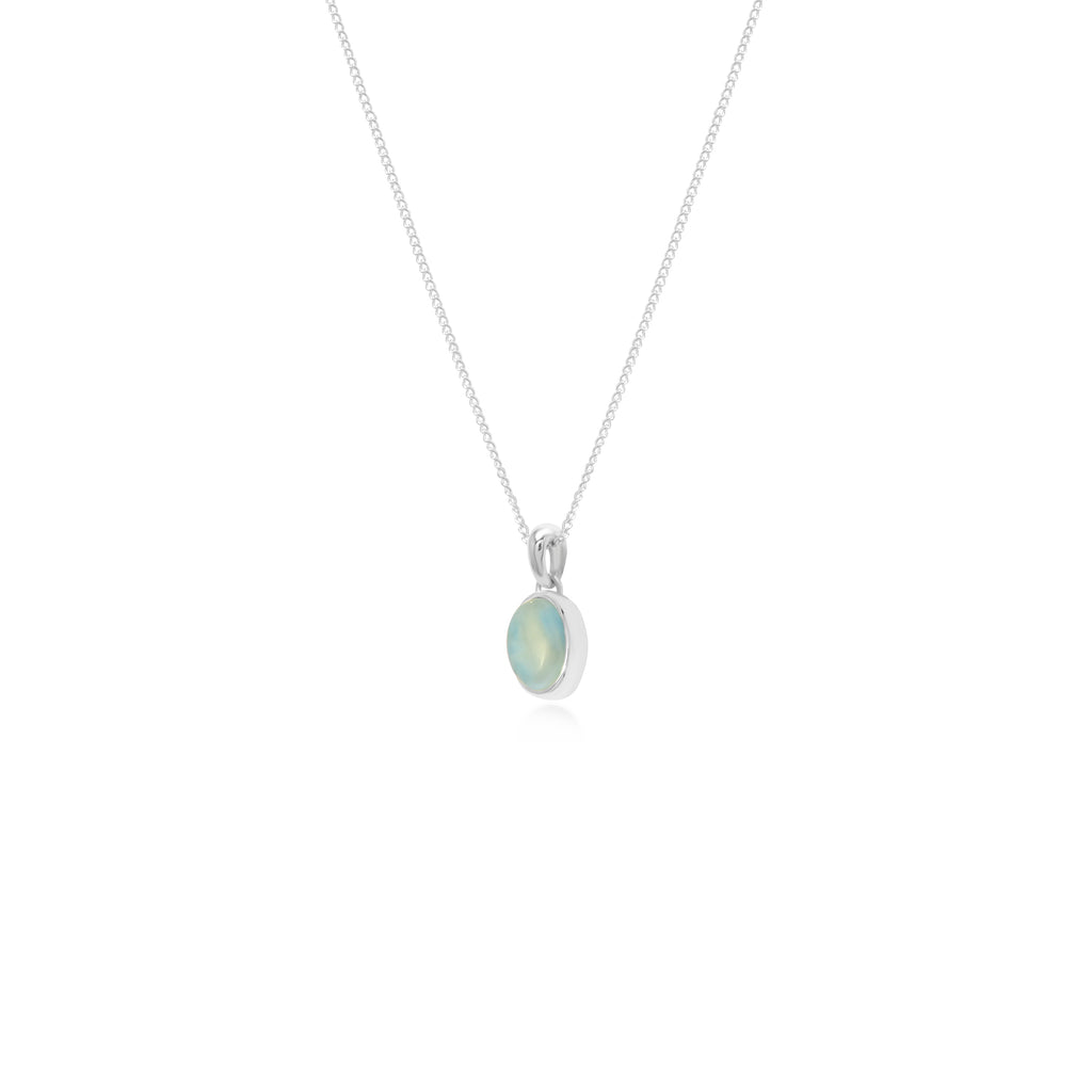 Pendant Oval Koleksi Larimar Sterling Silver 925