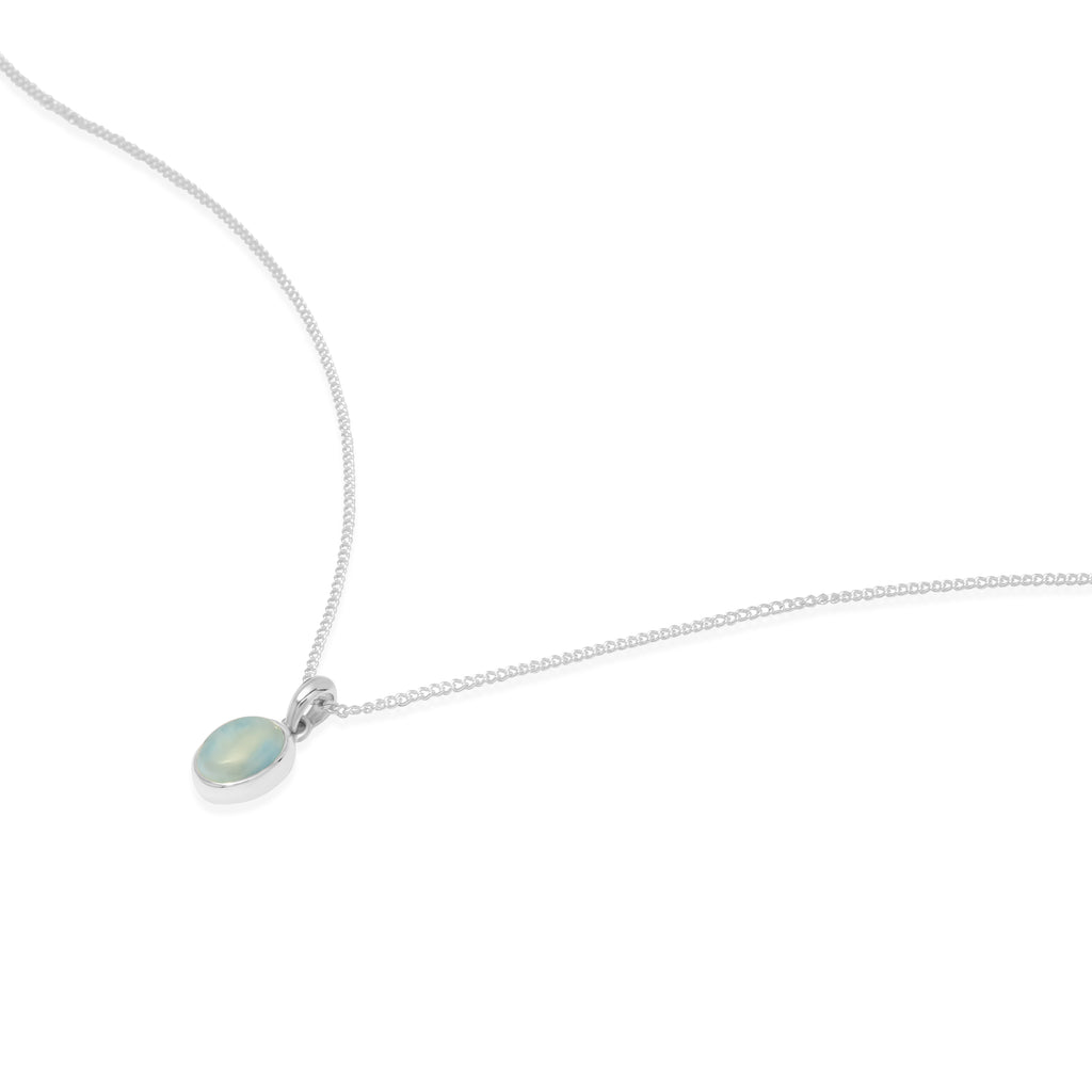 Pendant Oval Koleksi Larimar Sterling Silver 925