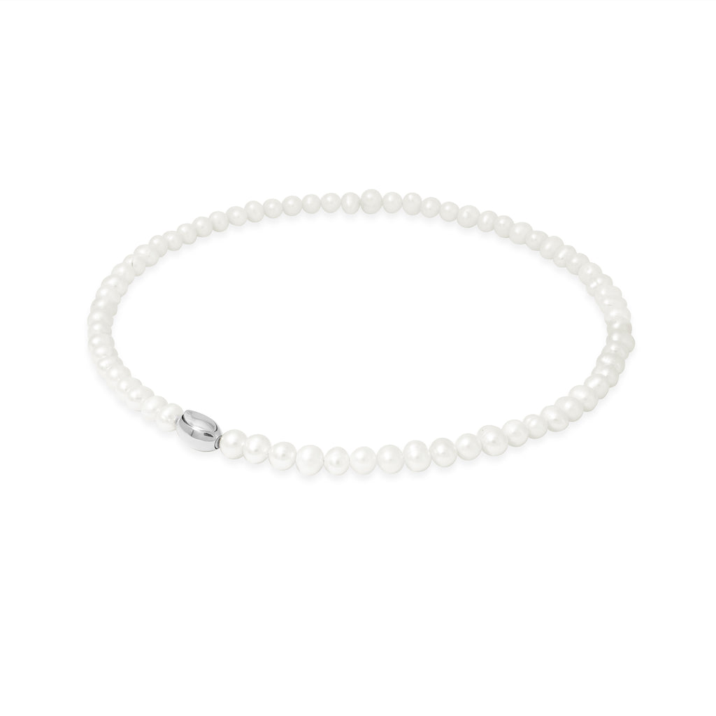 Lumine Pearl Sterling Silver 925 Classic Necklace