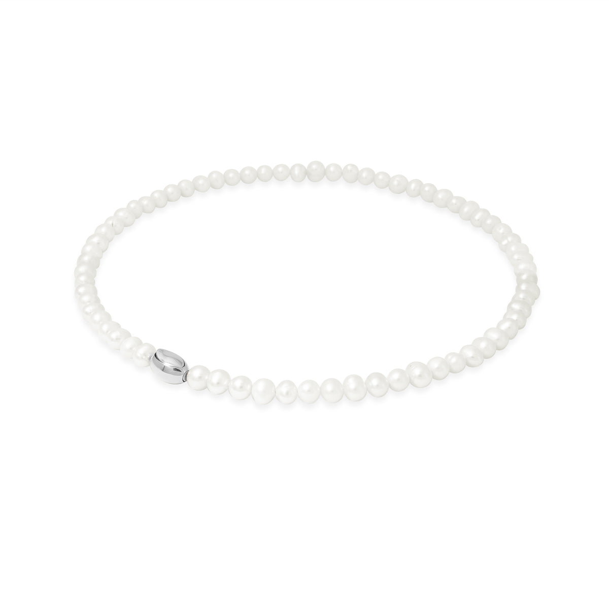 Lumine Pearl Sterling Silver 925 Classic Necklace