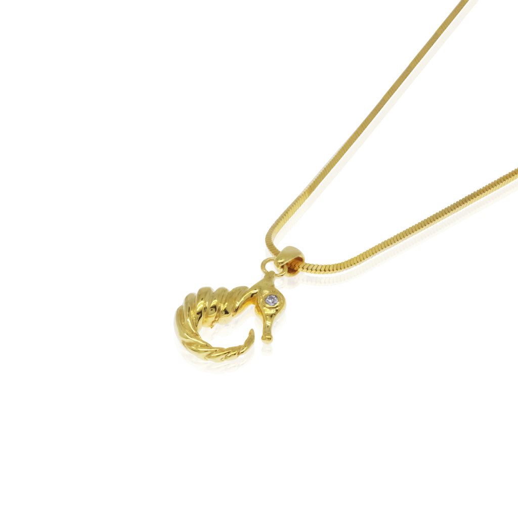 Liontin Perak 925 Koleksi Seahorse ( Pendant Only )