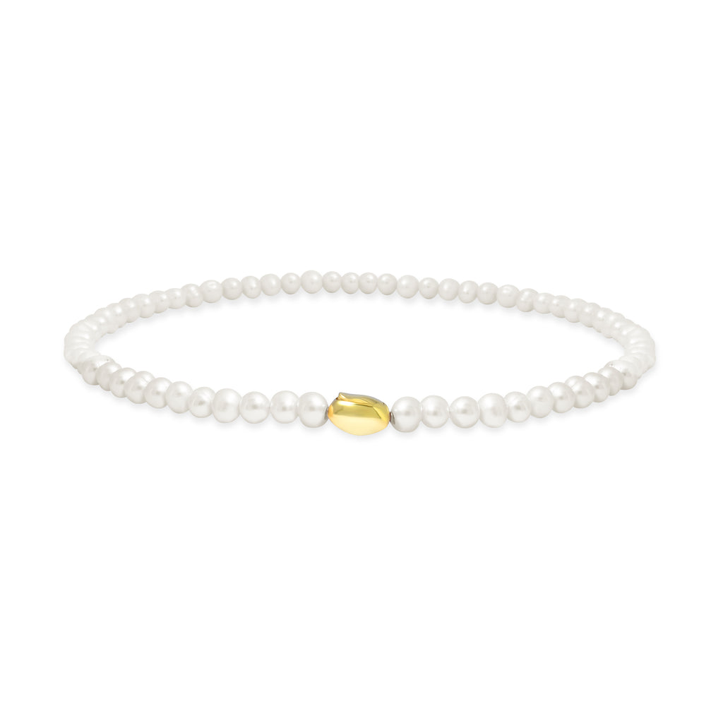 Kalung Classic Gold Plated Koleksi Lumine Pearl Sterling Silver 925