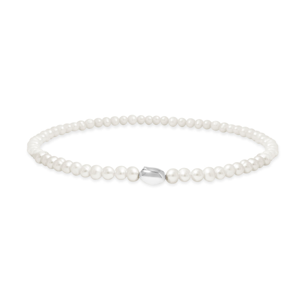 Lumine Pearl Sterling Silver 925 Classic Necklace