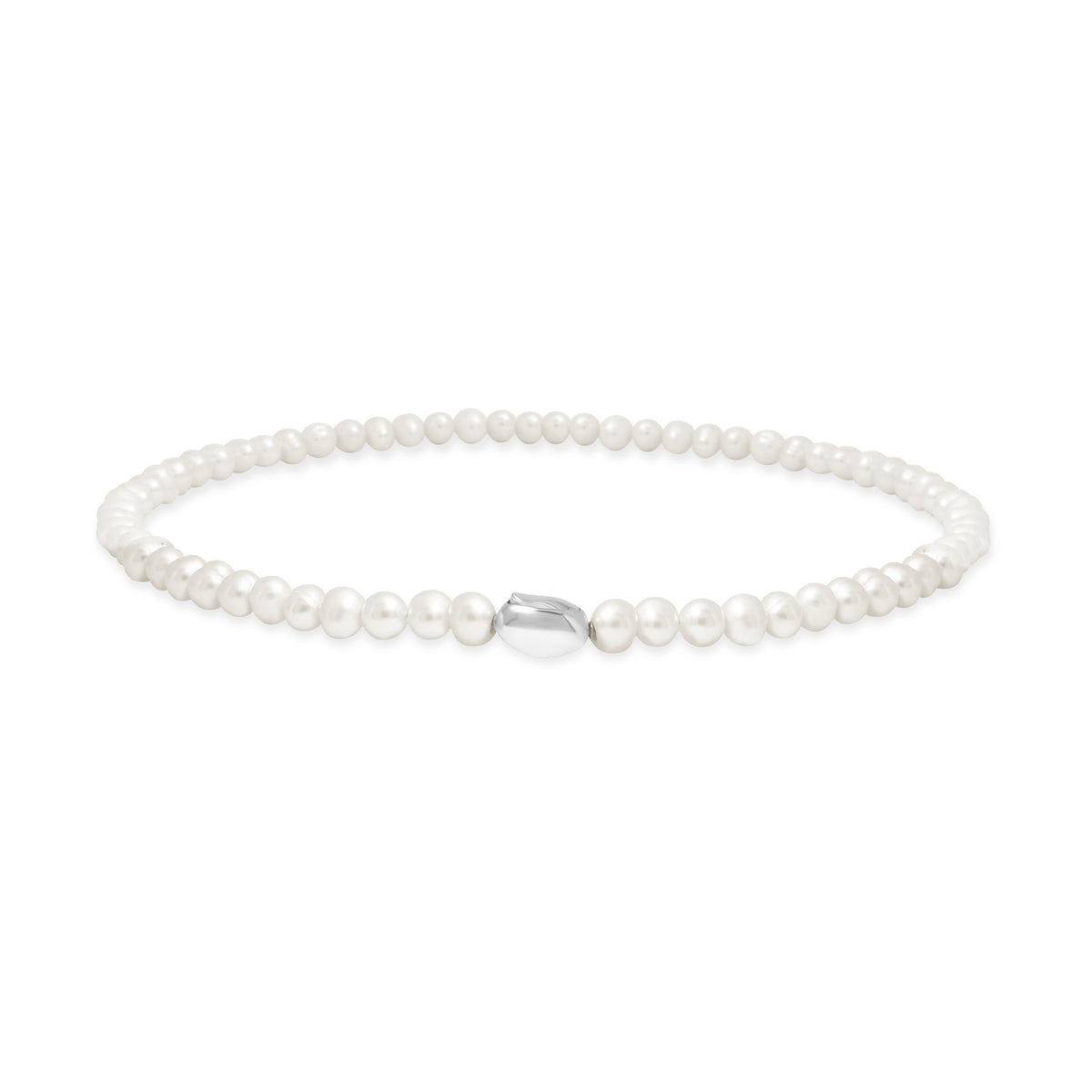 Lumine Pearl Sterling Silver 925 Classic Necklace