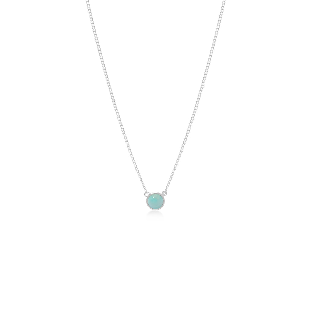 Pendant Round Koleksi Larimar Sterling Silver 925