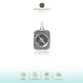 Silver Pendant Box Compass Sterling Silver 925 Collection