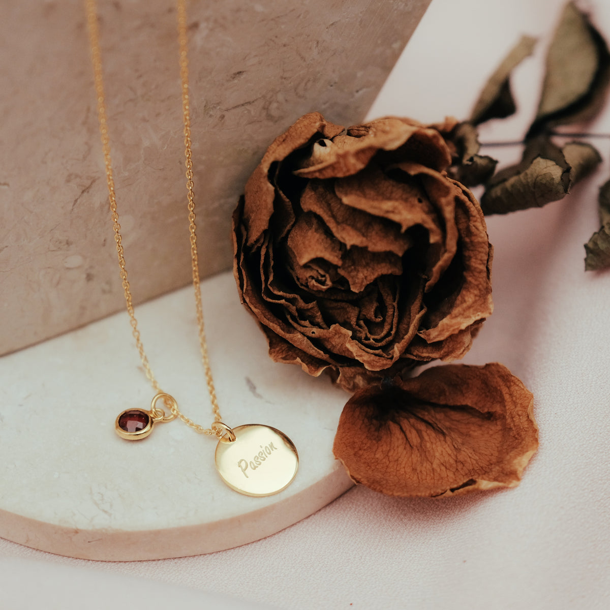 Kalung Rantai Koleksi Mantra Passion Sterling Silver 925 Gold Plated