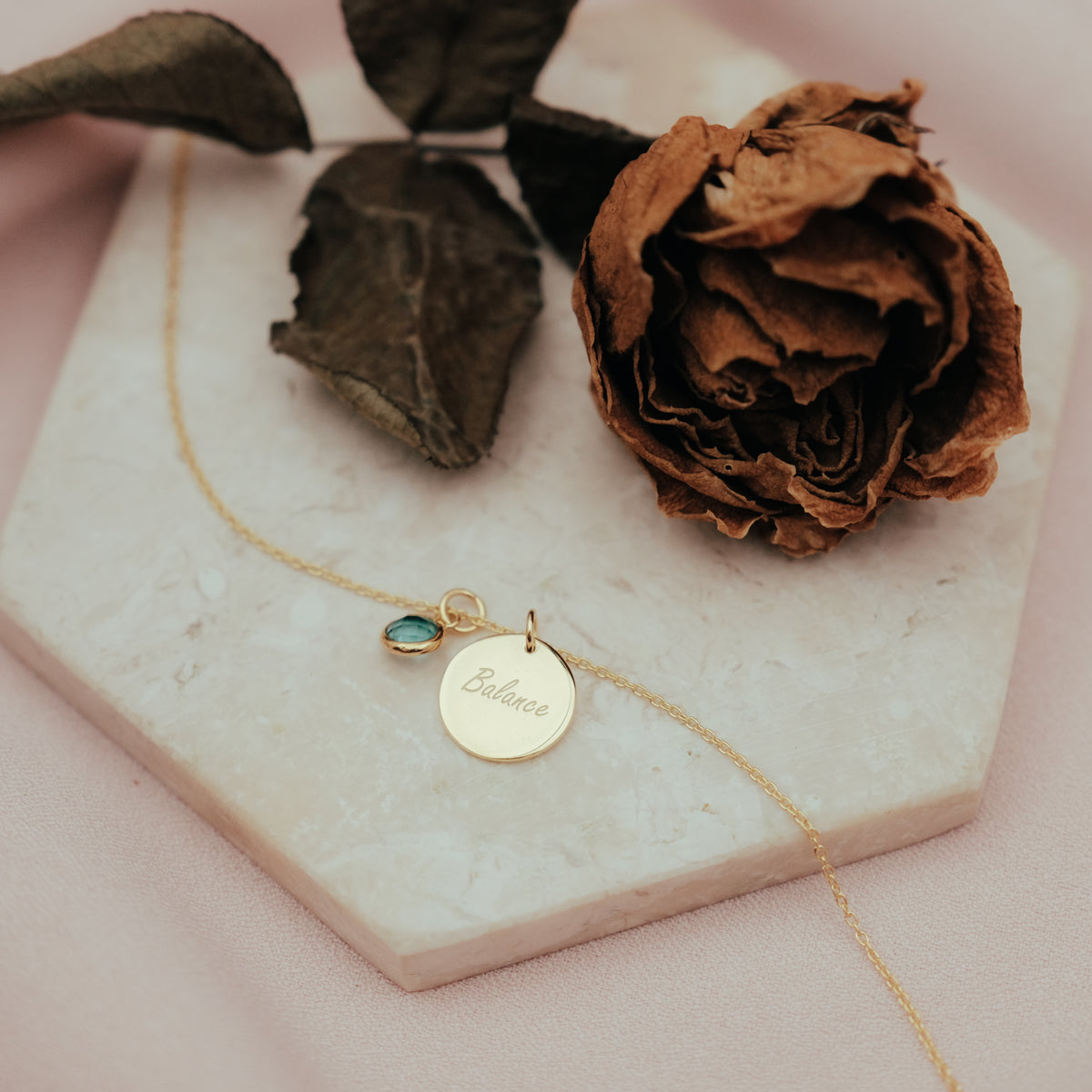Kalung Rantai Koleksi Mantra Brave Sterling Silver 925 Gold Plated