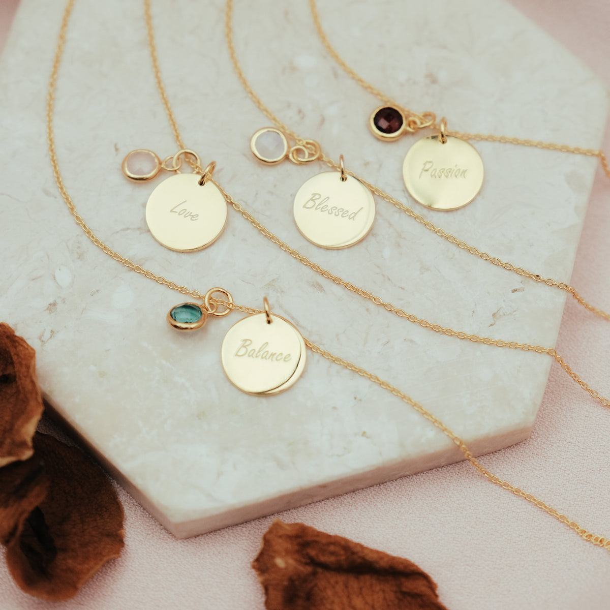 Kalung Rantai Koleksi Mantra Blessed Sterling Silver 925 Gold Plated
