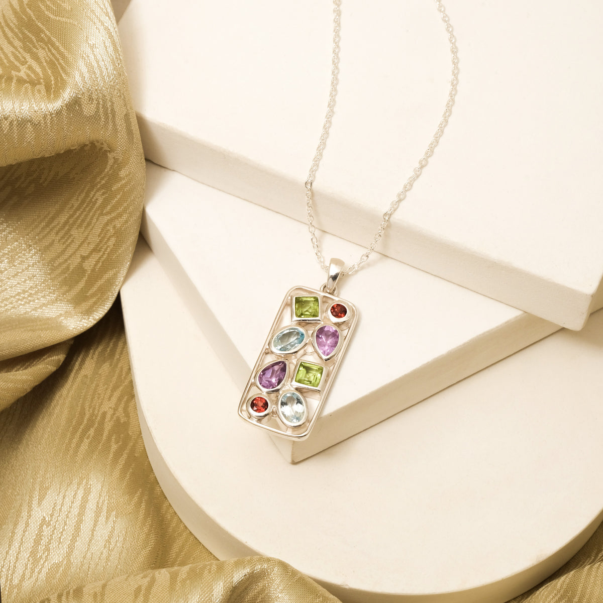 Pendant / Liontin Kalung Perak 925 Koleksi Mozaik
