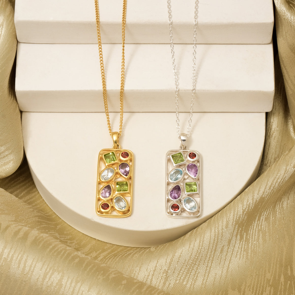 Pendant / Liontin Kalung Perak 925 Koleksi Mozaik