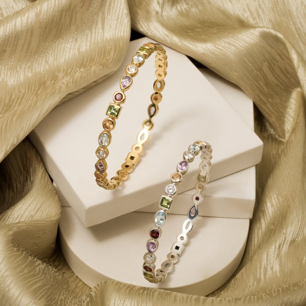 Gelang Bangle Perak 925 Koleksi Mozaik