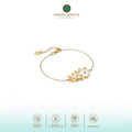 Gelang Rantai Perak Koleksi Mutiara Melati Sterling Silver 925 Gold Plated