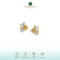 Subeng Kecil Perak Koleksi Mutiara Melati Sterling Silver 925 Gold Plated