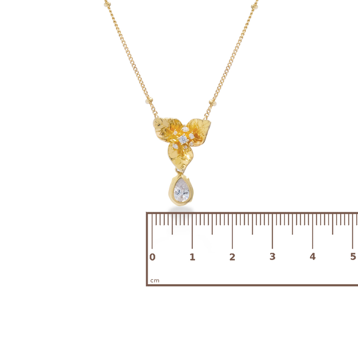 Kalung Choker Perak 925 Koleksi Bougenville