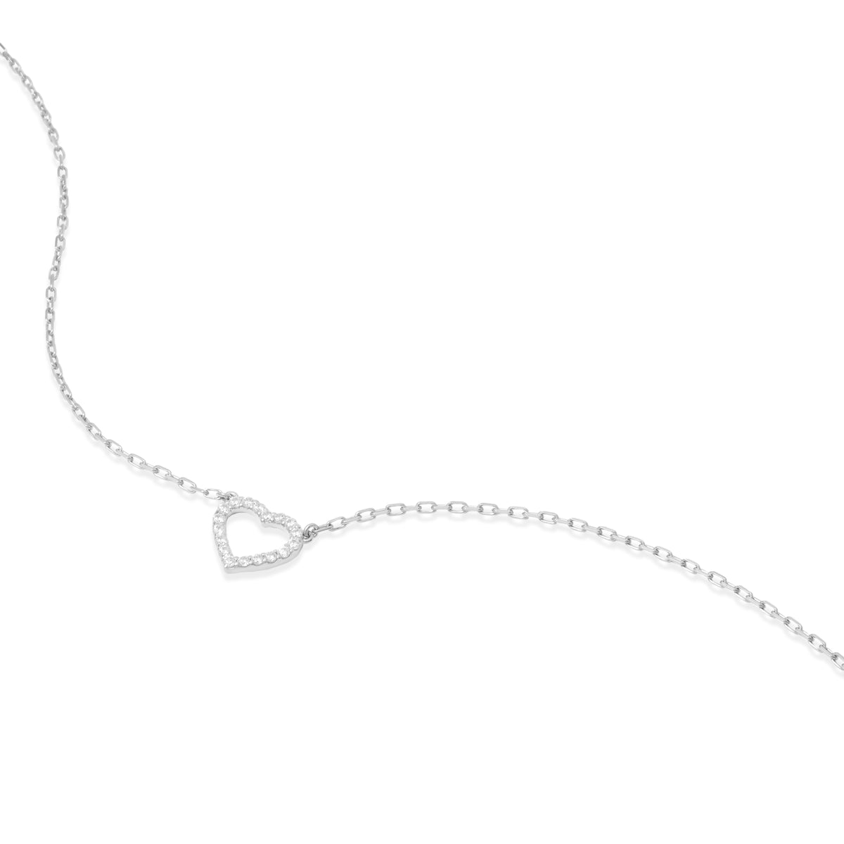 Kalung Koleksi Dainty Heart Sterling Silver 925