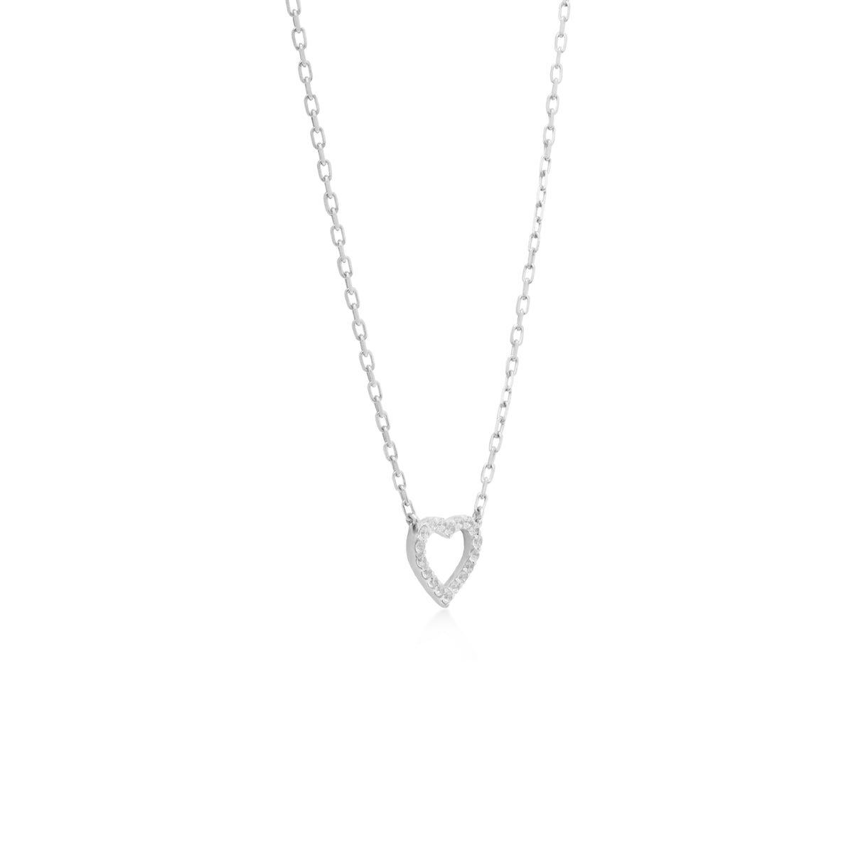 Kalung Koleksi Dainty Heart Sterling Silver 925