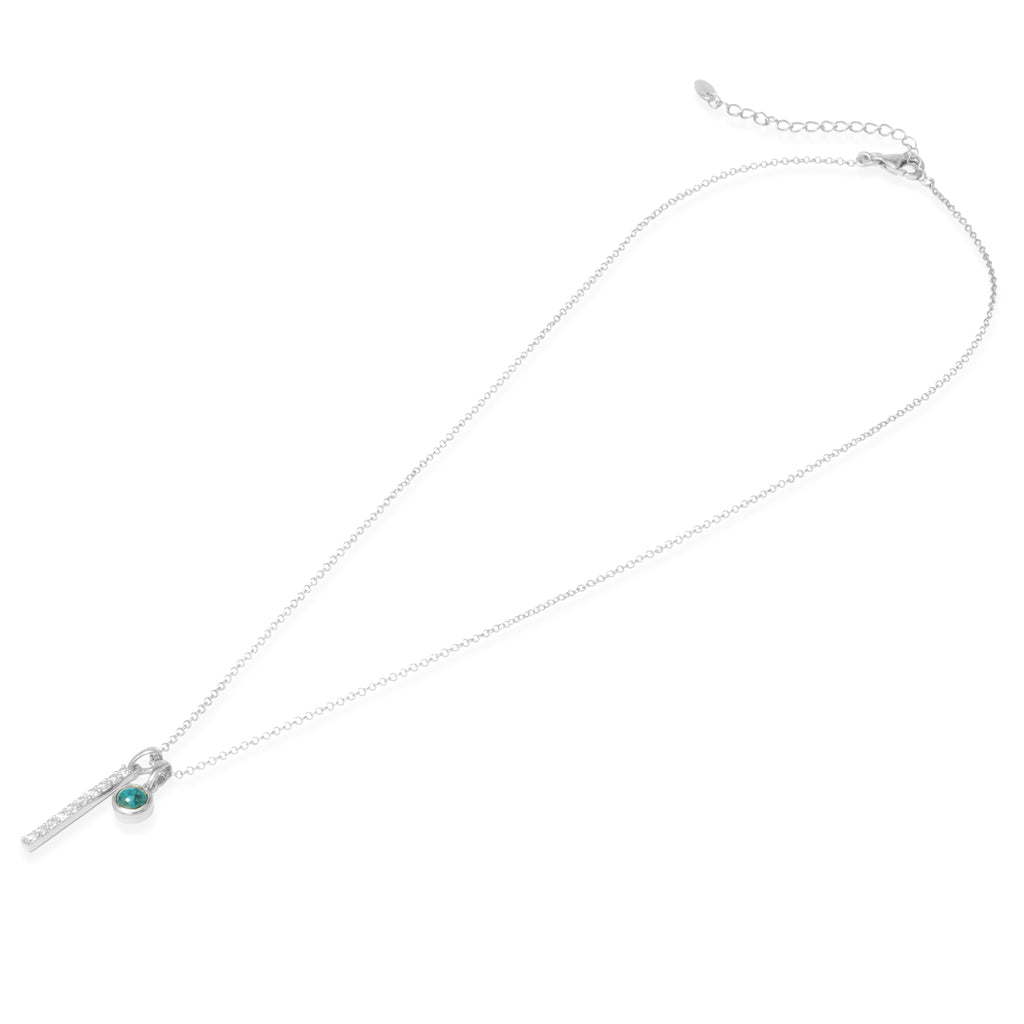 Kalung Duo Pendant Perak 925 Koleksi Azzura
