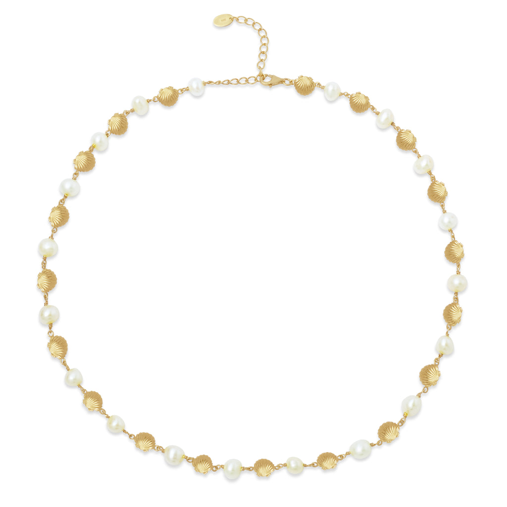 925 Sterling Silver Shell Choker Chain Necklace Collection