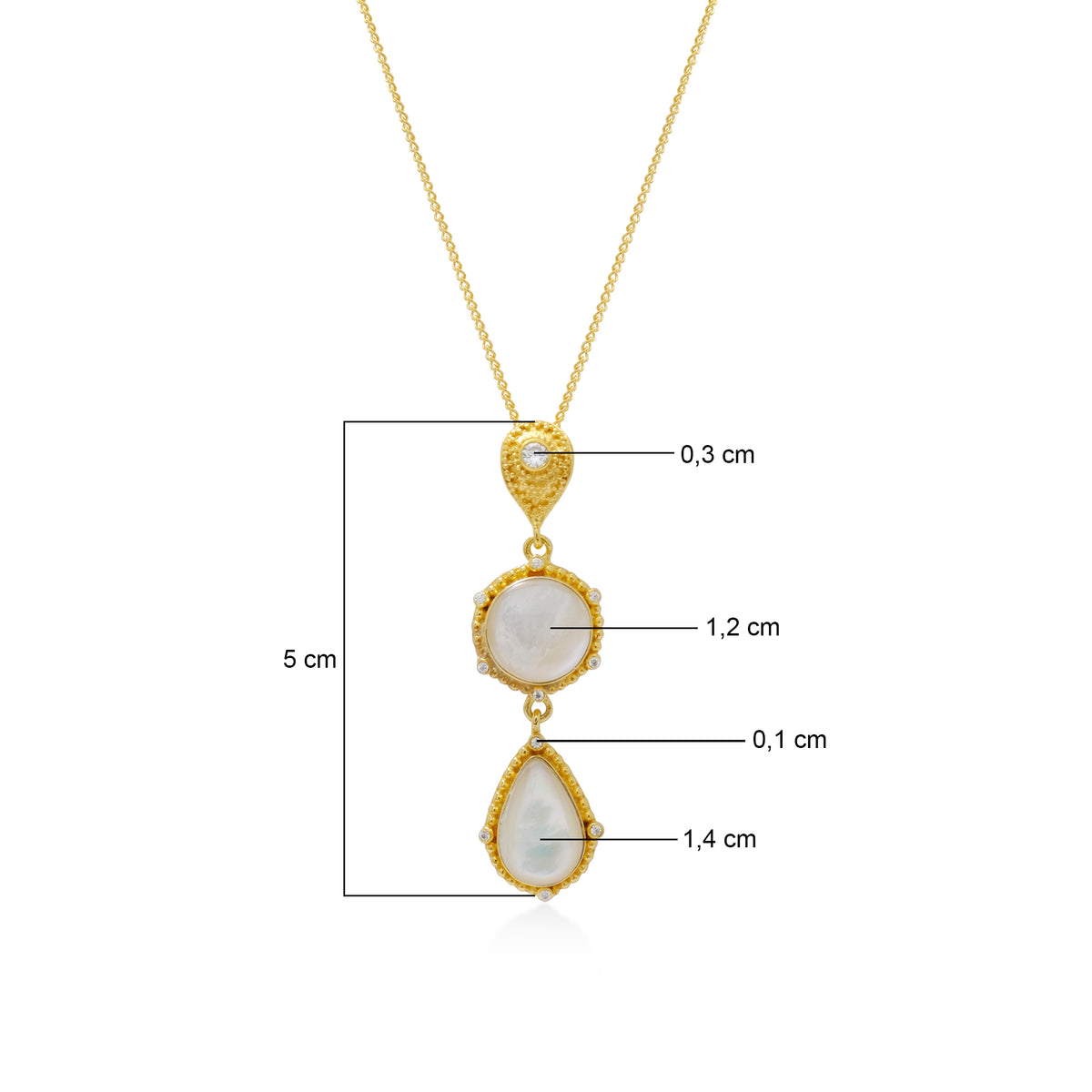 Pendant Perak 925 Koleksi Candra Kirana (Hanya Pendant)