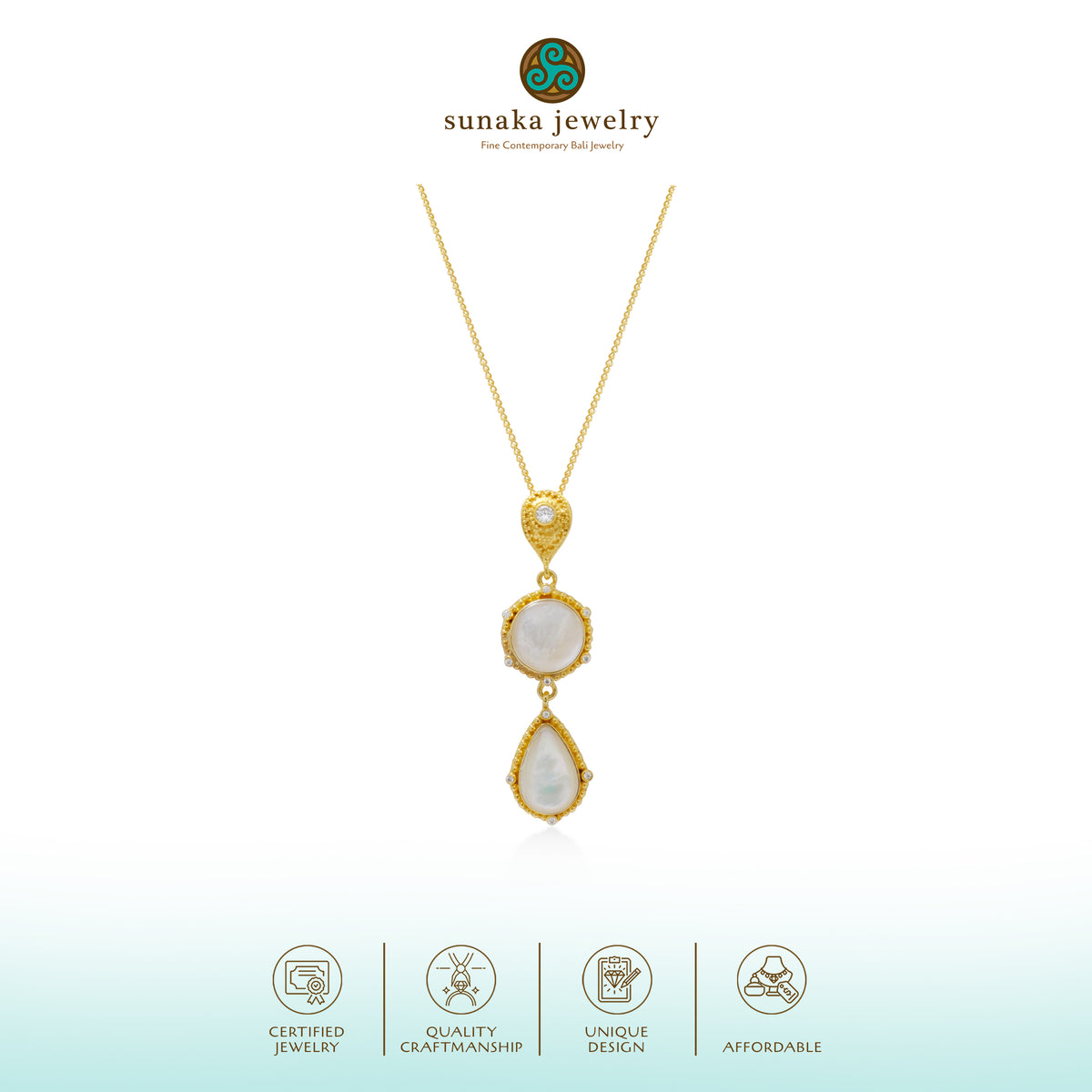 Pendant Perak 925 Koleksi Candra Kirana (Hanya Pendant)