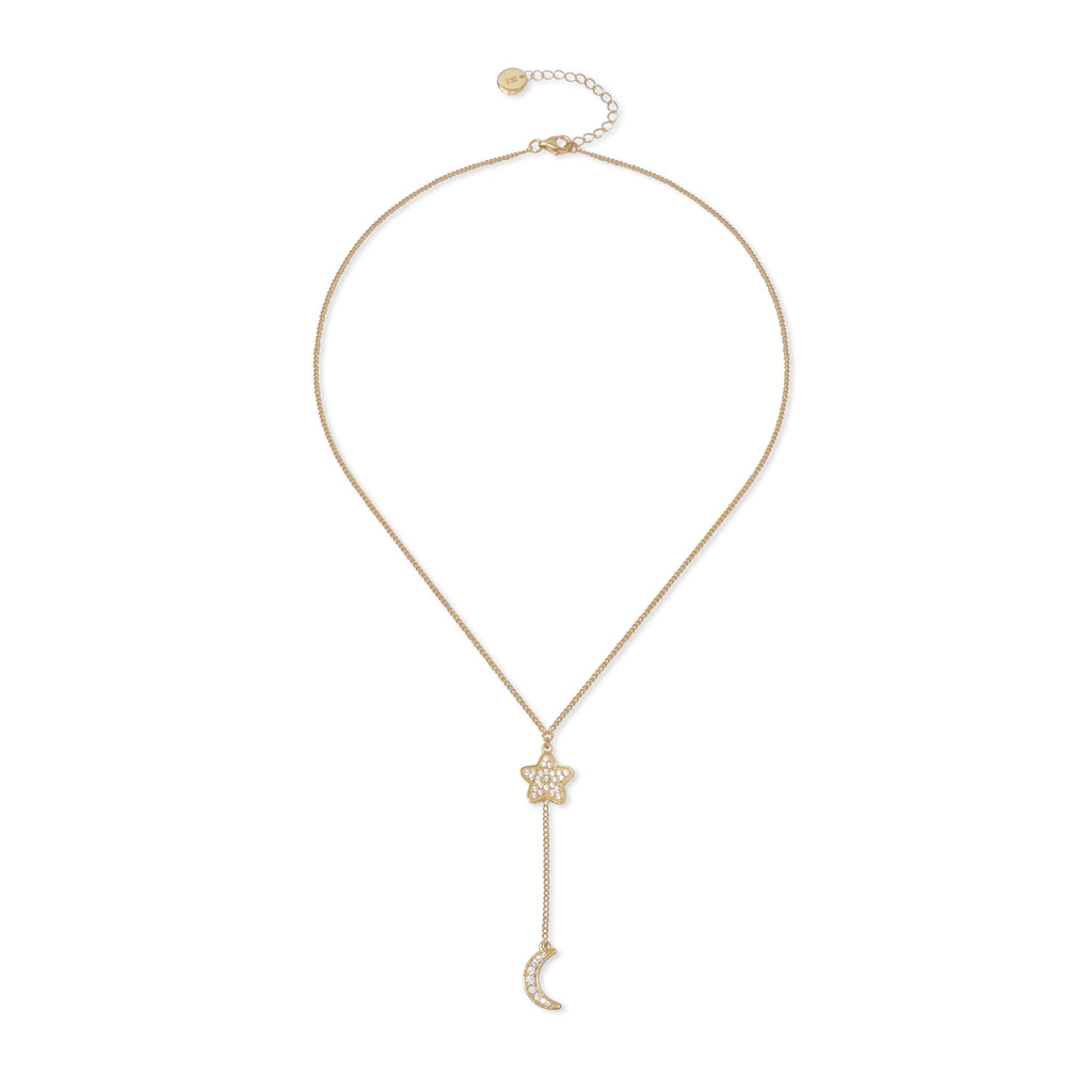 Kalung Perak Koleksi Selene Sterling Silver 925 Gold Plated