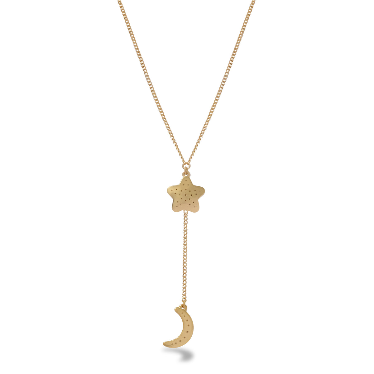 Selene Collection 925 Sterling Silver Gold Plated Necklace