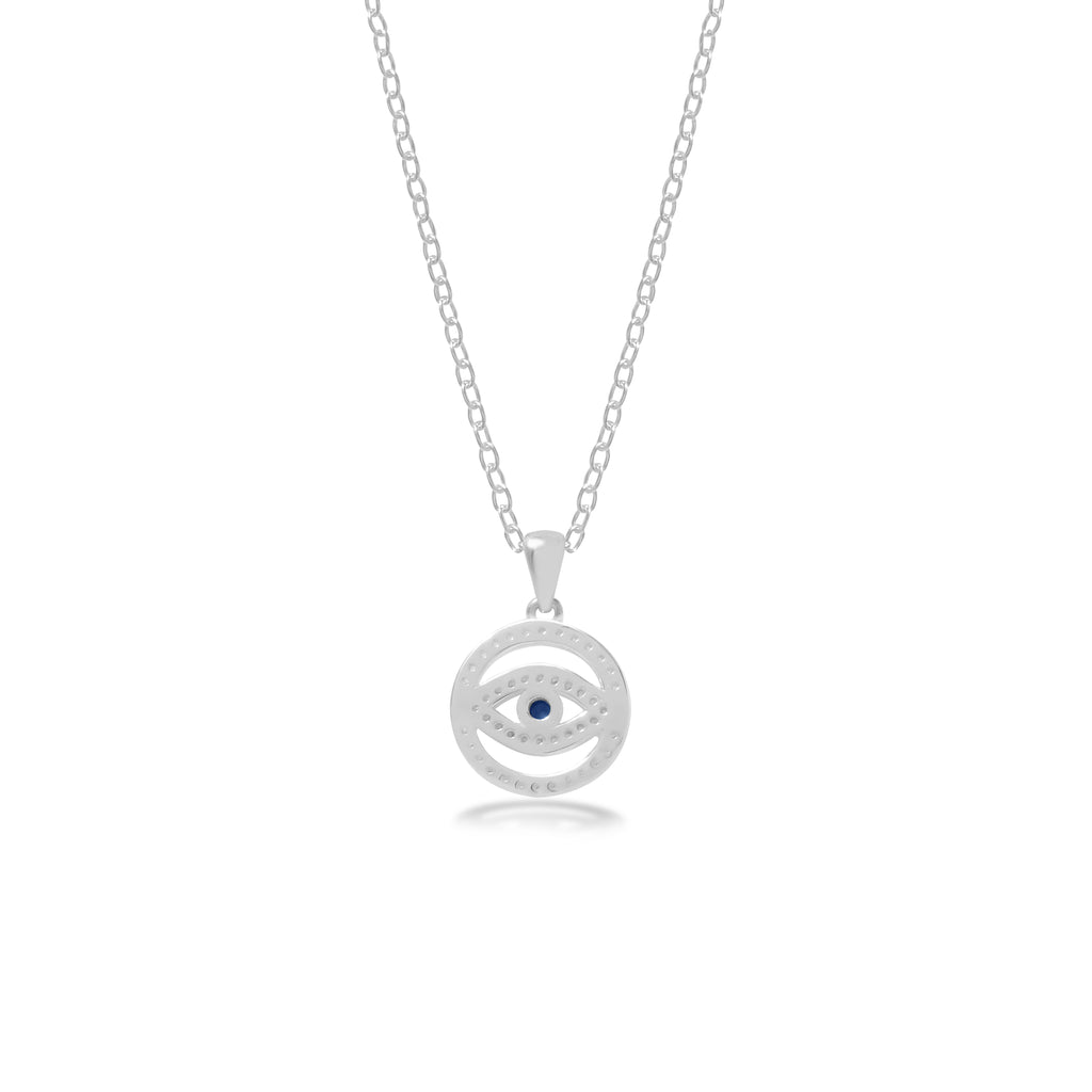 Evil Eye Sterling Silver 925 Pendant