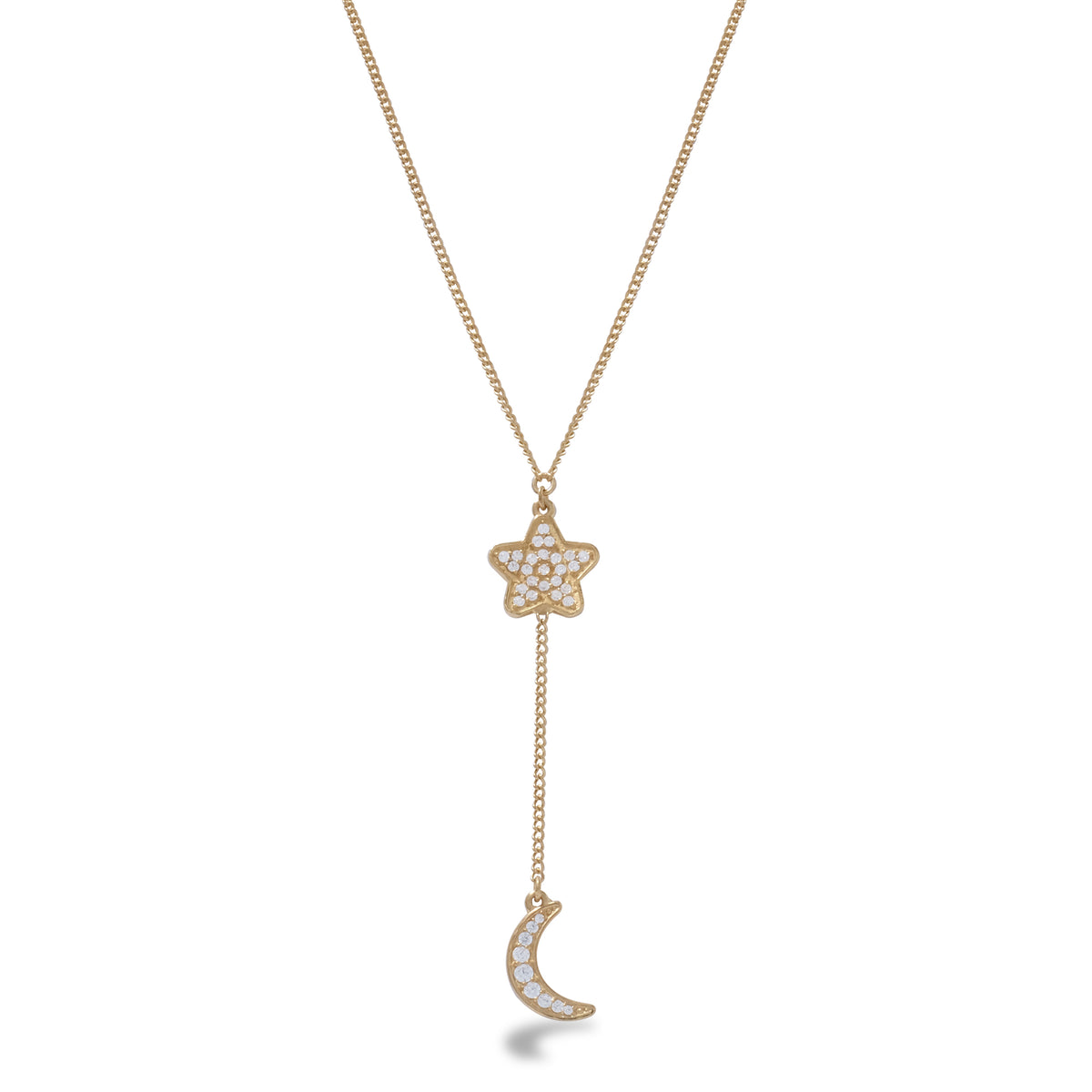 Selene Collection 925 Sterling Silver Gold Plated Necklace