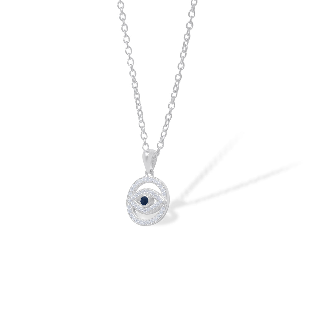 Evil Eye Sterling Silver 925 Pendant