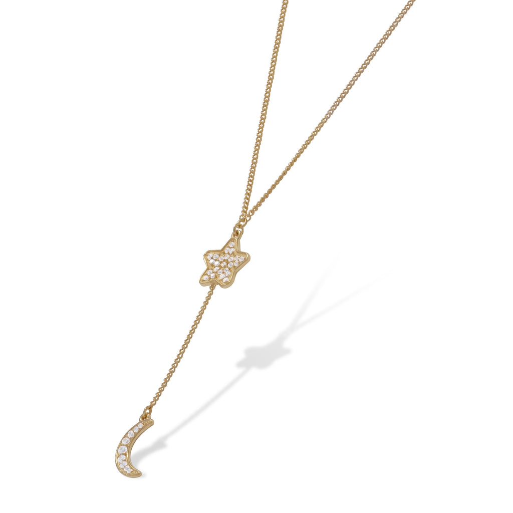 Kalung Perak Koleksi Selene Sterling Silver 925 Gold Plated
