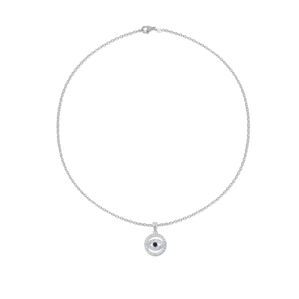 Evil Eye Sterling Silver 925 Pendant