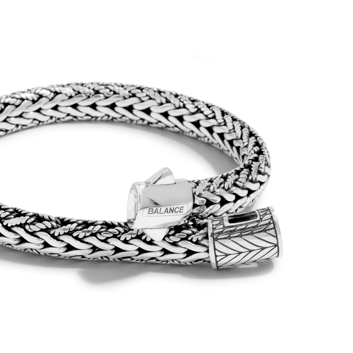 Gelang Anyaman Perak 925 Pria Sunaka Jewelry Koleksi Sutramala Bisma