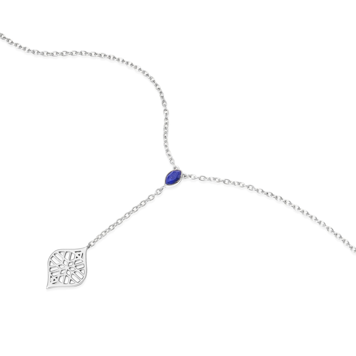 Kalung Drop Koleksi Jali Sterling Silver 925