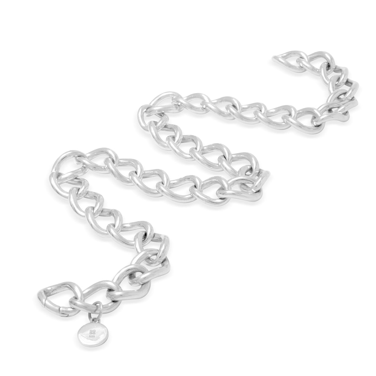 Kalung Rantai Perak Koleksi Cuban Sterling Silver 925 Sunaka Jewelry
