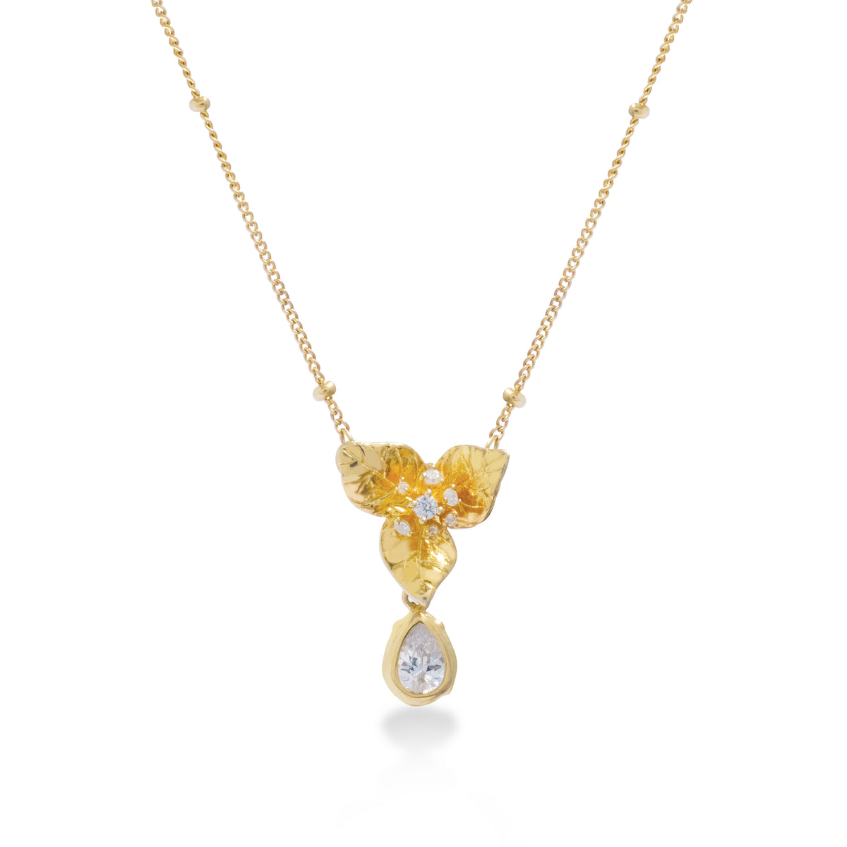 Bougenville Collection Sterling Silver 925 Necklace