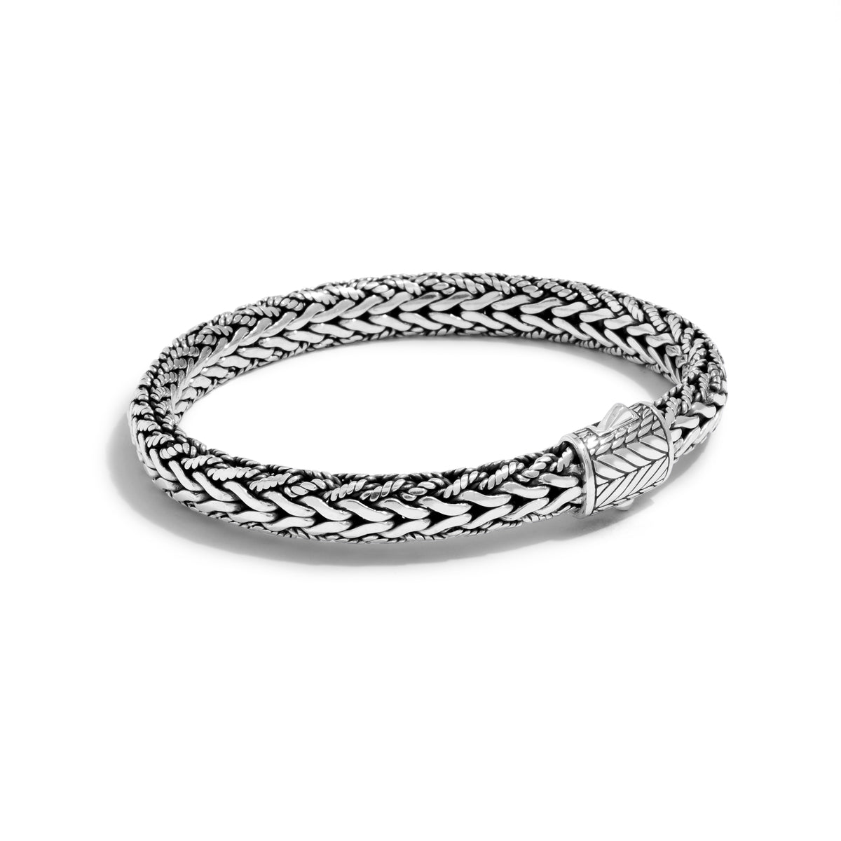 Gelang Anyaman Perak 925 Pria Sunaka Jewelry Koleksi Sutramala Bisma
